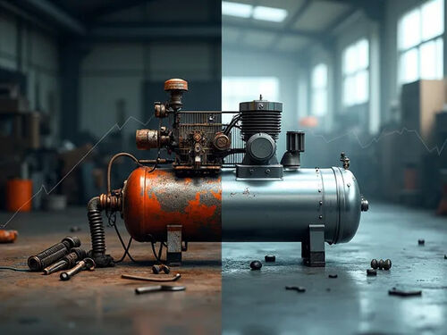 Τελευταίο εταιρικό blog για Οδηγός Datadriven Επισκευάστε ή αντικαταστήστε αεροσυμπιεστές